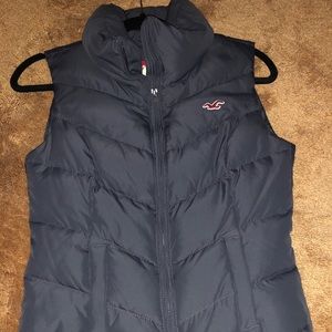 Charcoal Grey Hollister Winter/Fall Vest